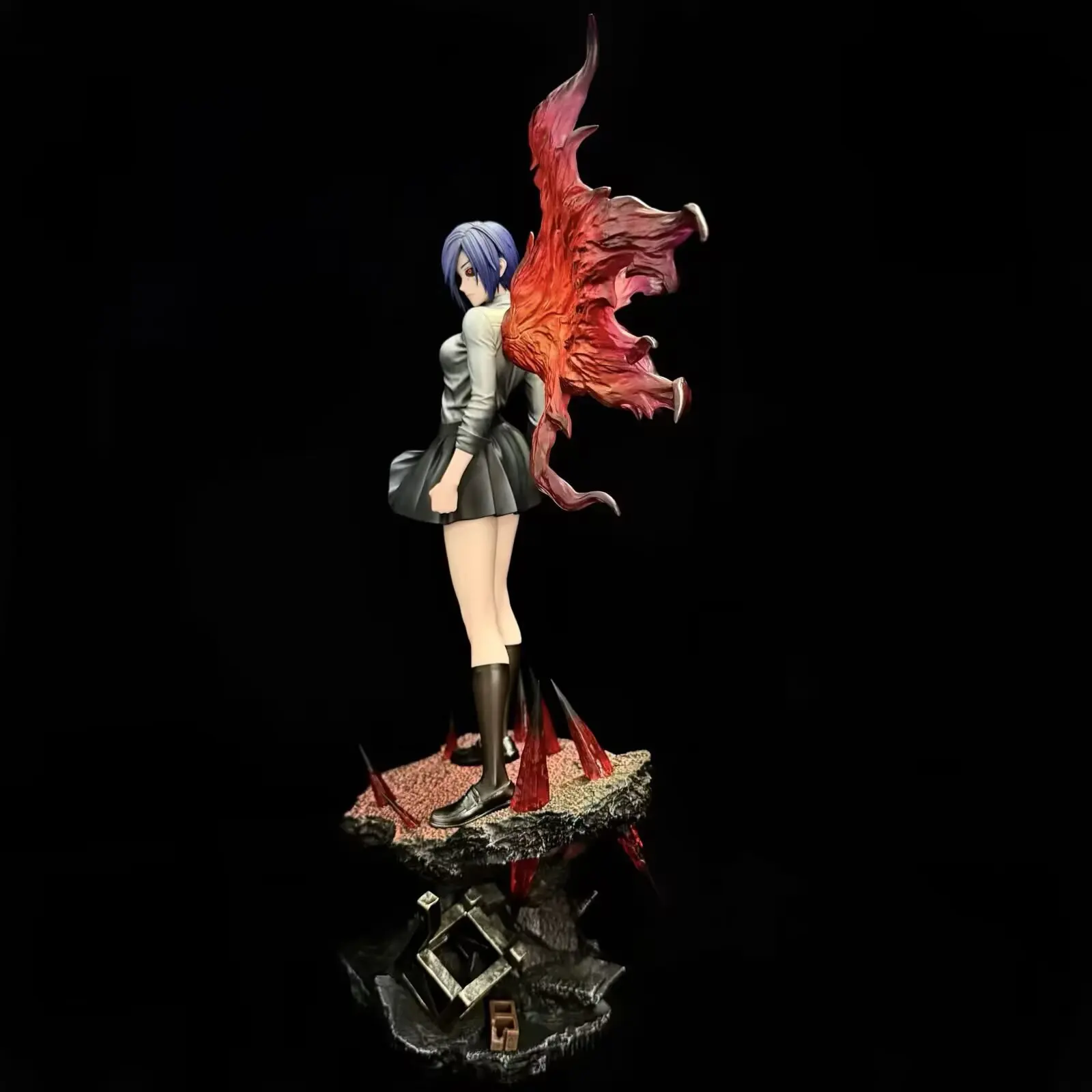 30cm Tokyo Ghoul Touka Kirishima Cabeça Dupla Ver. Figura em caixa anime modelo colecionável estátua ornamento brinquedo