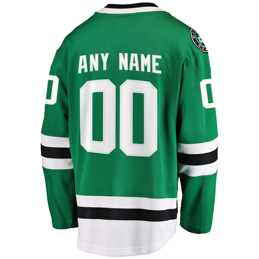 Custom Embroidery Dallas Hockey Jersey Men Women Youth Ice Hockey Uniform