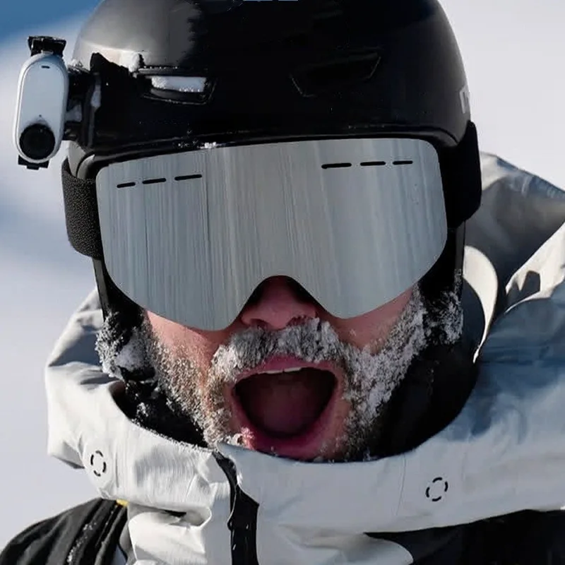 

Unisex Double-layer Cylindrical Anti-Fog Snow Blindness Cycling Outdoor Hiking Skiing Goggles for Men And Women