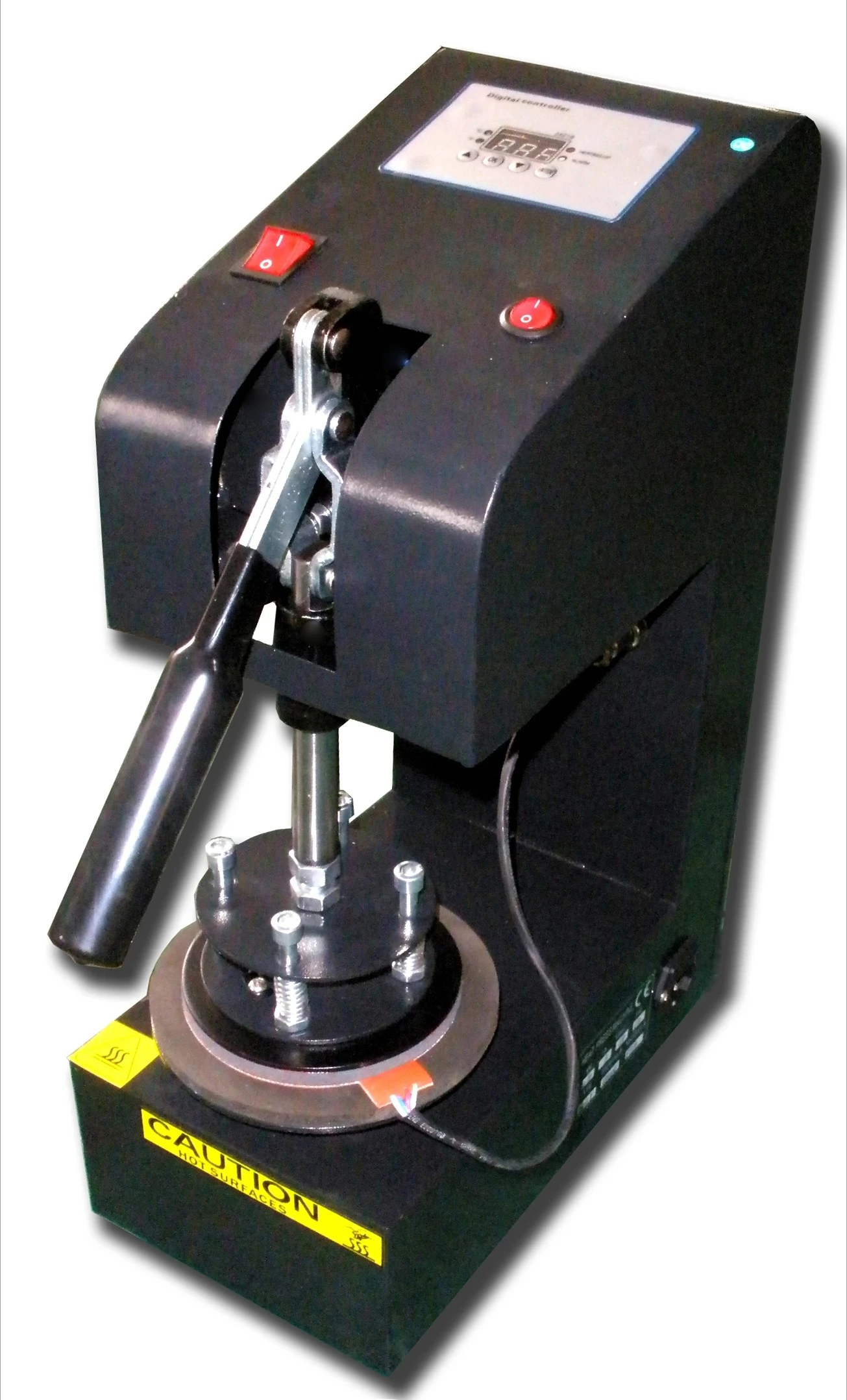 Mini Automatic Open 8 Inch 10 Inch Round Ceramic Plate Logo Printing Sublimation Heat Press Machine
