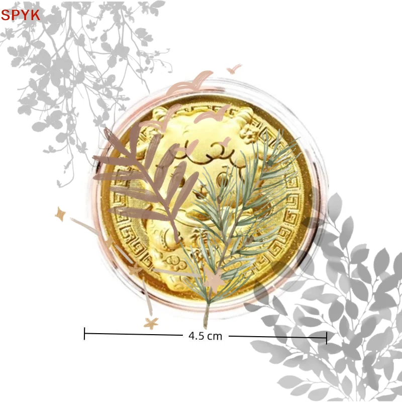 2027 Year Of The Goat Souvenir Coins: 1Set Zodiac Collectible New Year Gift Metal Crafts