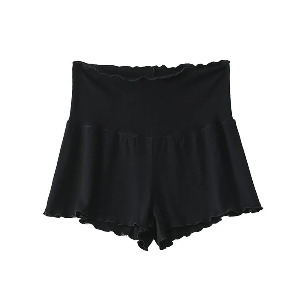 New Thin High Waist Shorts Loose Knitted Cotton Bottoming Pants Lightweight Thin Bottoming Casual Shorts Summer