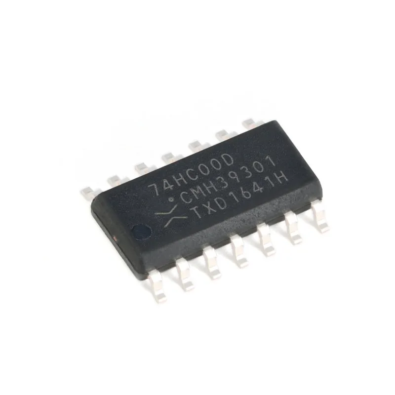 10 pcs Genuine Logic IC 74HC00D SOIC-14 14 Pin Quad 2-Input NAND Gate SMD Chip for Electronic DIY PCB Circuit BOM List