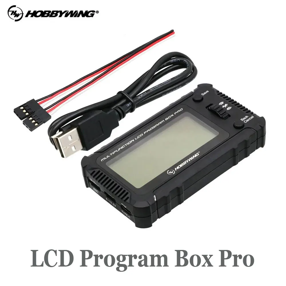 Hobby wing multifunktions lcd programm box pro ota parameter/firmware update 1-8s batterie für platin xerun ezrun seaking pro esc