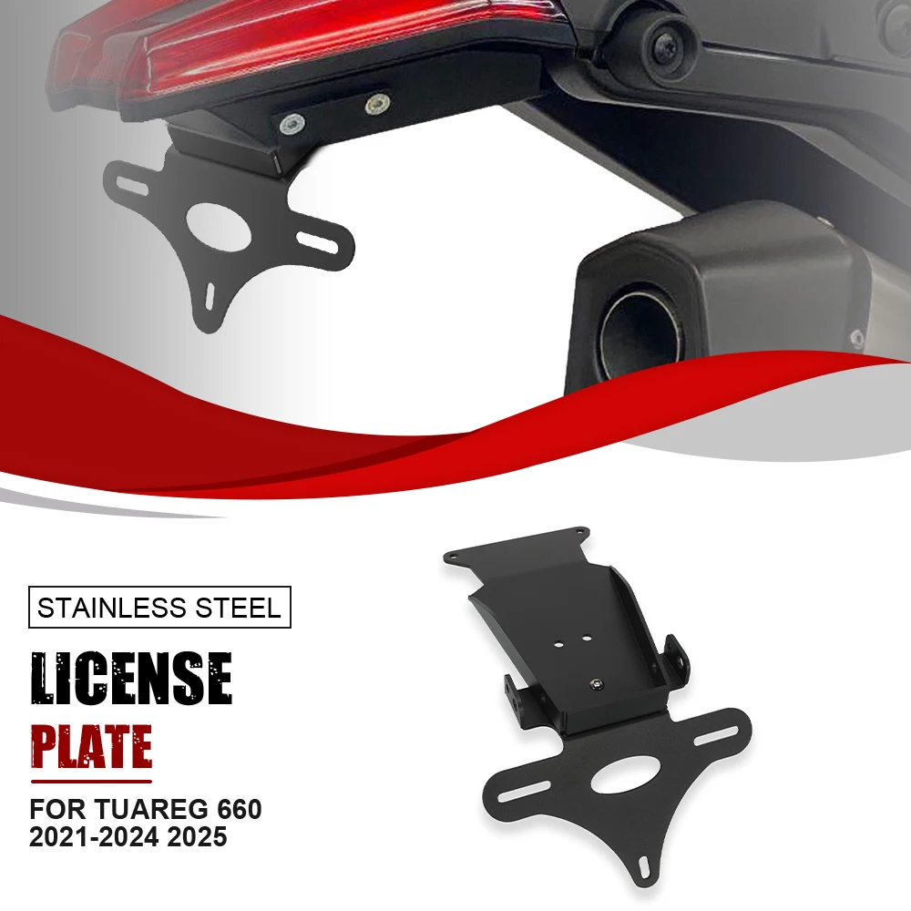 

Tuareg660 FOR Aprilia Tuareg 660 2021-2022-2023-2024-2025 Accessories License Plate Holder Bracket Moto Fender Eliminator Kit