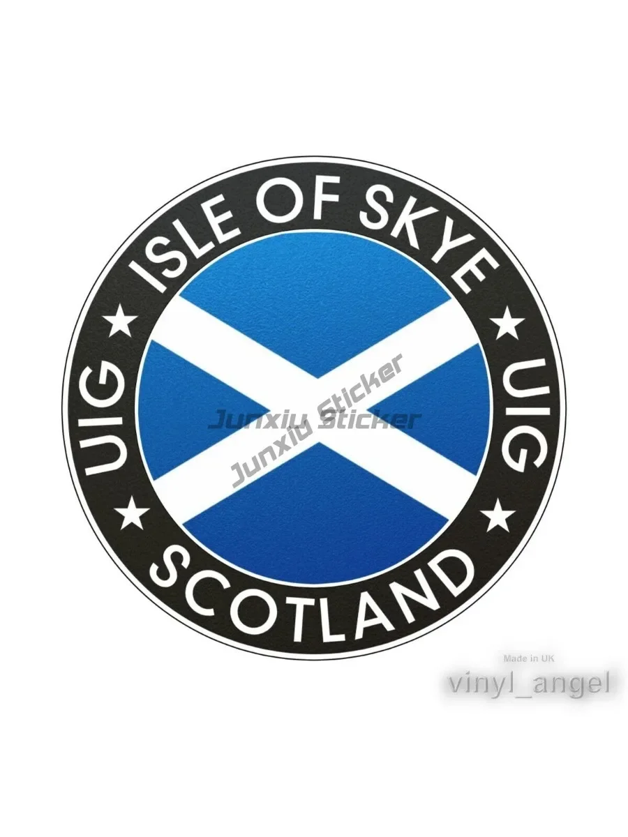 สติกเกอร์ไวนิลลายธงชาติสกอตแลนด์สำหรับติดกระจกรถยนต์ กันชน คุณภาพพรีเมียม สำหรับตกแต่งภายนอก