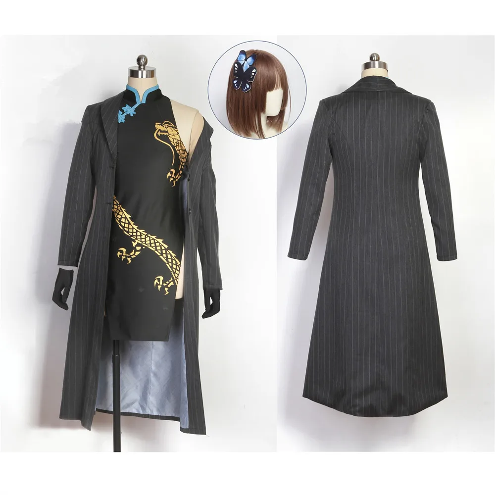 AGCOS Blue Archive Kisaki Cosplay Costume Clothes Woman Suit Sheongsam Dress Game Sexy Cosplay