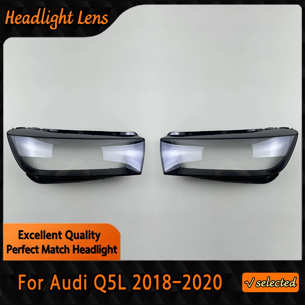 

For Audi Q5L 2018 2019 2020 Headlamp Transparent Lampshade Headlight Lampshell Plexiglass Replace Original Lens Cover