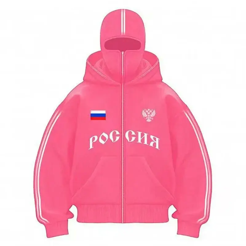 Amerikaans retro trendy merk dubbele hoed ontwerp brief vest met capuchon herfst en winter unisex casual losse Y2K streetwear hoodie