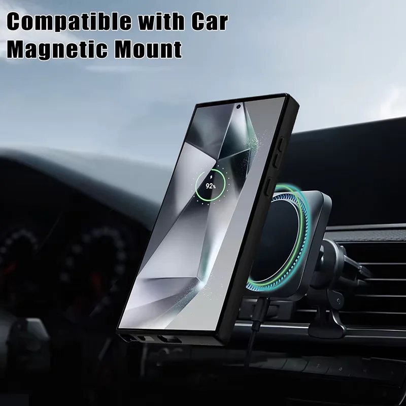 360 ° Fully Protected Magnetic Wireless Charging Phone Case For Samsung S26Ultra S22 S23 S24 S25 Plus FE A27 A57 Protective Case view 5