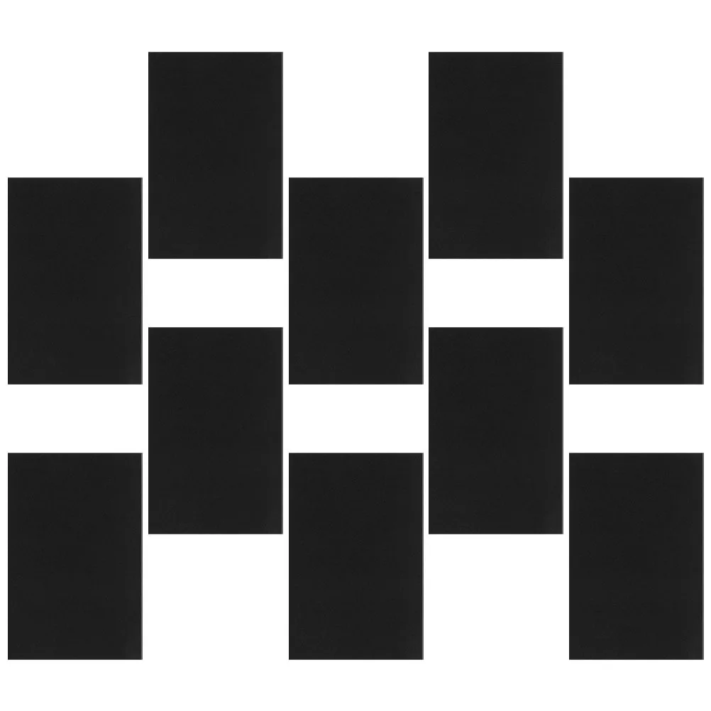 10 Stücke Kind Sand Kunstdruckpapier Schwarzes Schleifpapier Kreative Zeichnung Ölpastelle Graffiti Cricons für Schule Zuhause Kindergarten Kunst