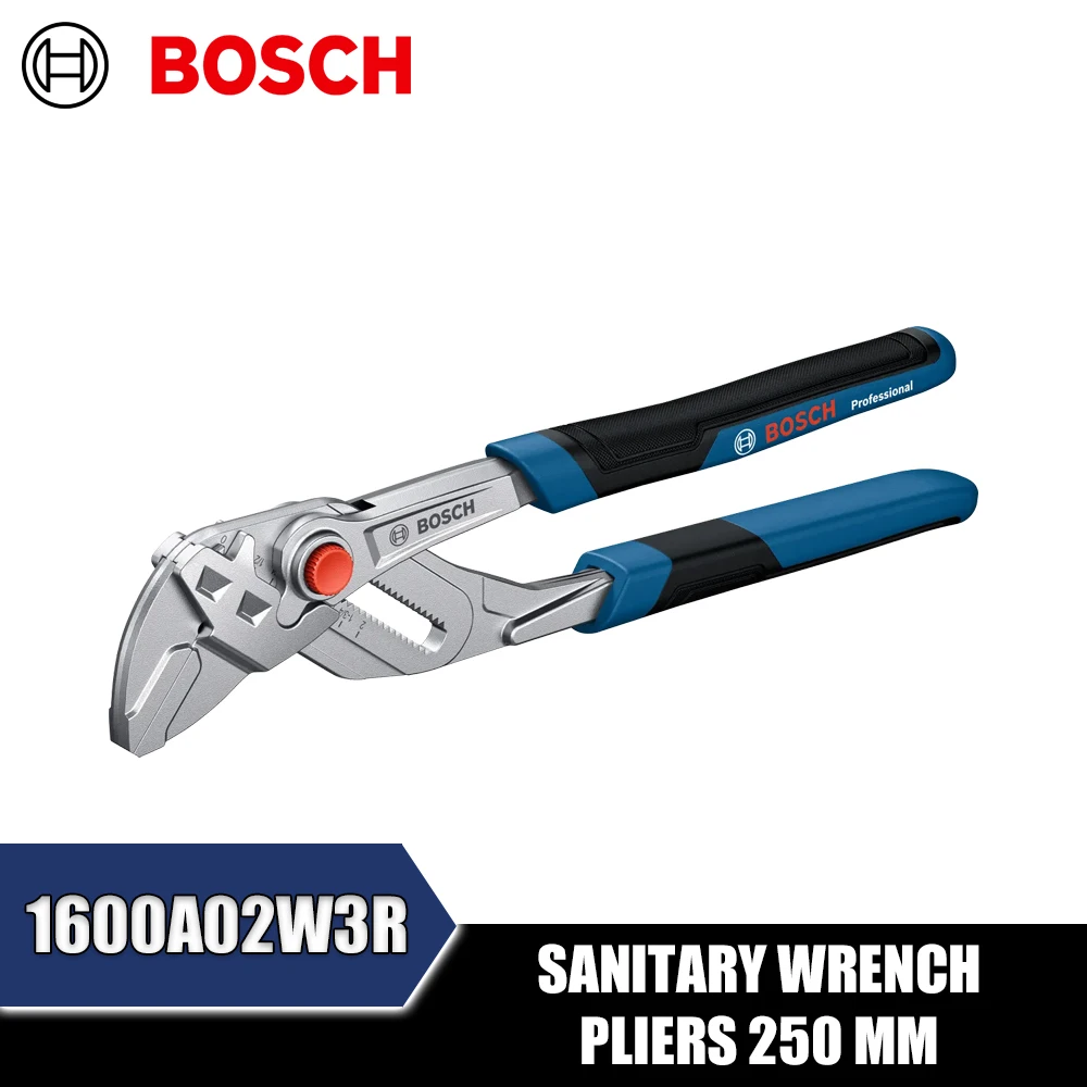 BOSCH 1600A02W3R Sanitary Wrench Pliers 250MM Hand Tools