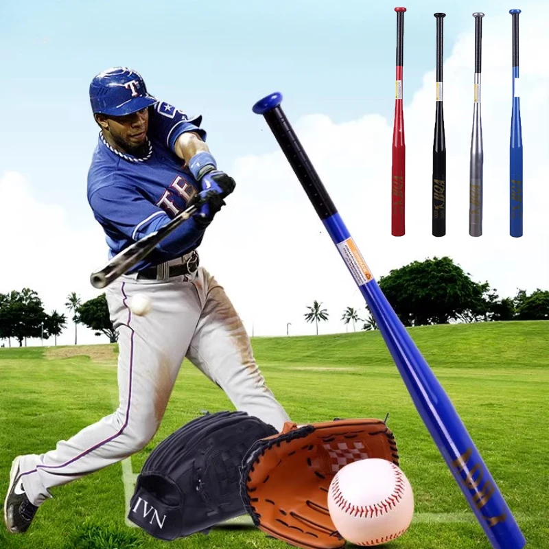 25in Baseball Bat Aluminum Alloy Thickened Softball Bat Outdoor Sports Home Self-Defense Professional Baseball Bat High Hardness