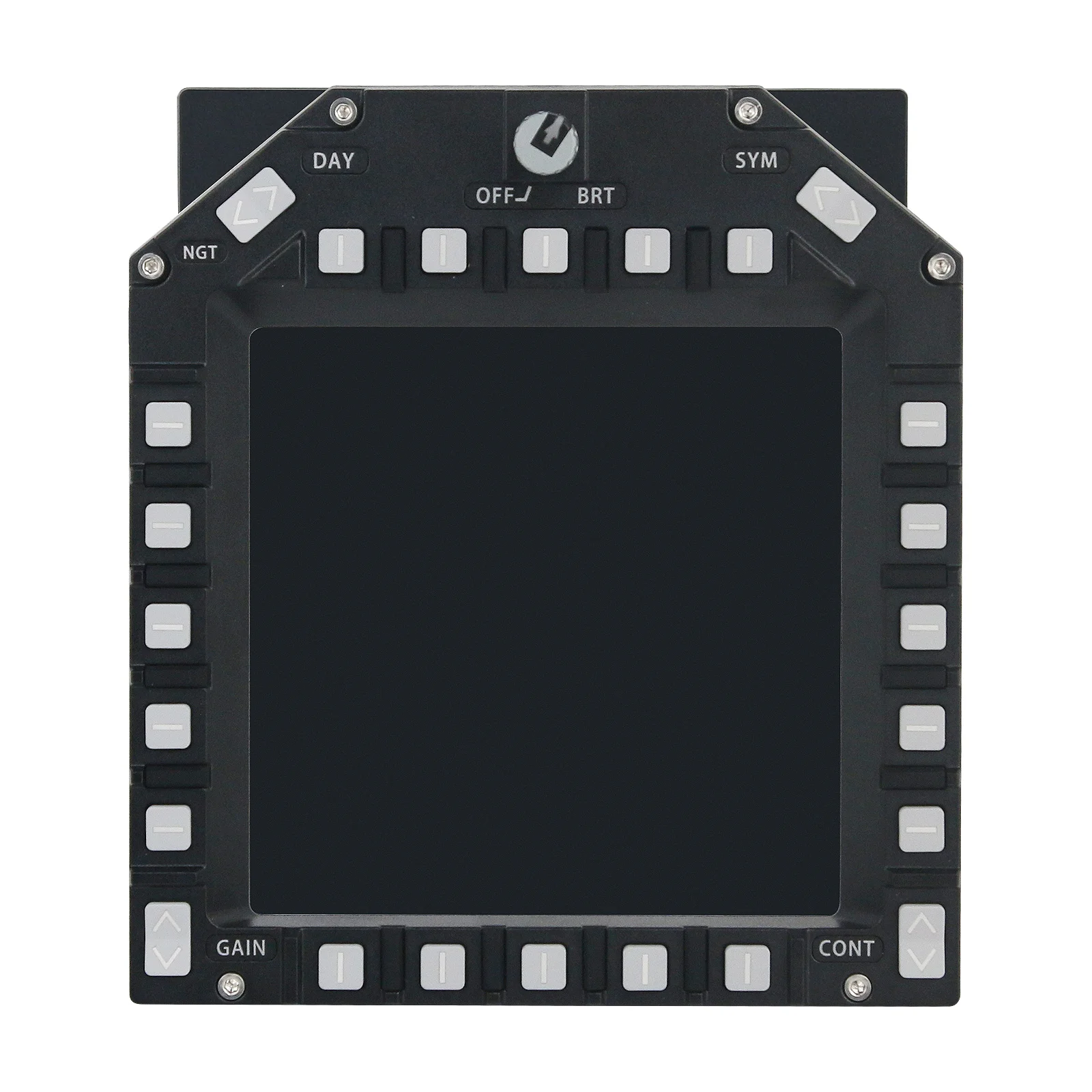 WINWING TOP GUN MIP F18 Full Set UFC Panel with MFD Panels Displays and Bracket for Cockpit Flight Simulation