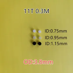 Plastic Small Motor Gear Teeth 6T 7T 8T 9T 10T 11T 12T 13T R/C Helicopter Quadcopter Drone Model Toys Spare Parts Accessories