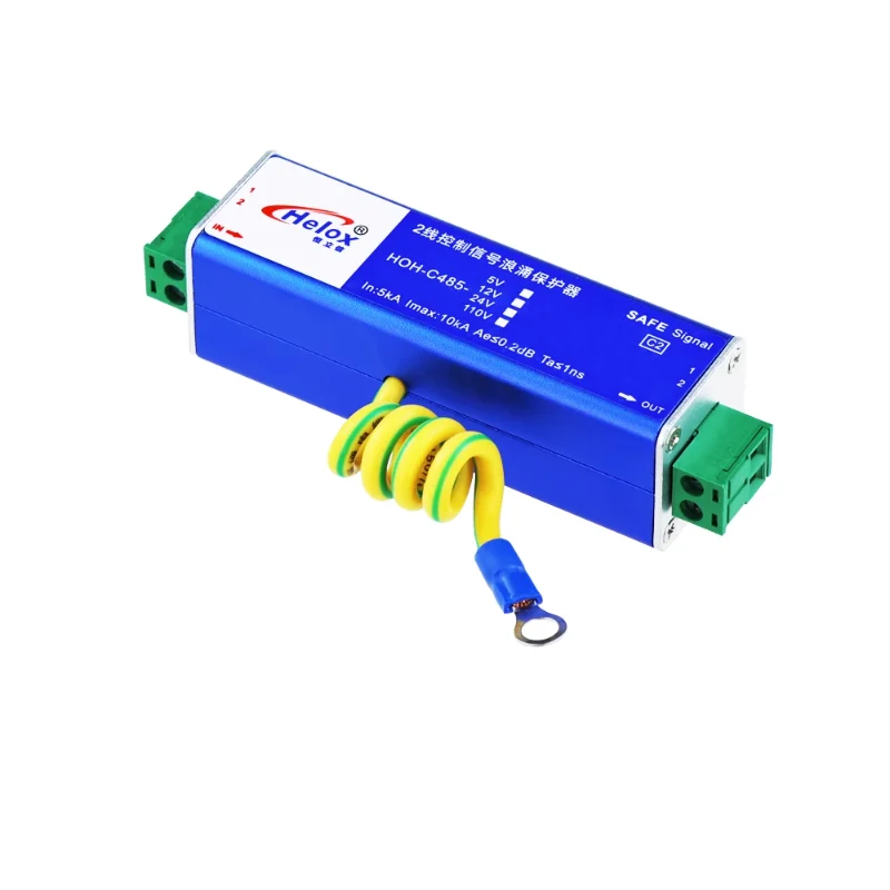 

RS485 control signal surge protector PLC instrument 4-20mA signal lightning arrester HOH-C485