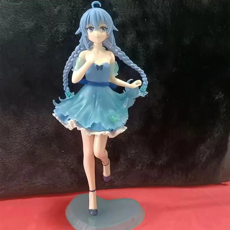 Anime Mushoku Tensei Roxy Migurdia Figure Blue Dress Ver. Dress Version PVC Action Figure Collectible Model Toy for Kids Adults view 2