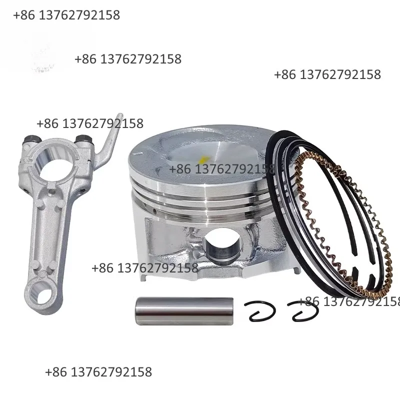 Generator Spare Parts For 148F Engine Piston Ring Assembly Connecting Rod Replacement Components