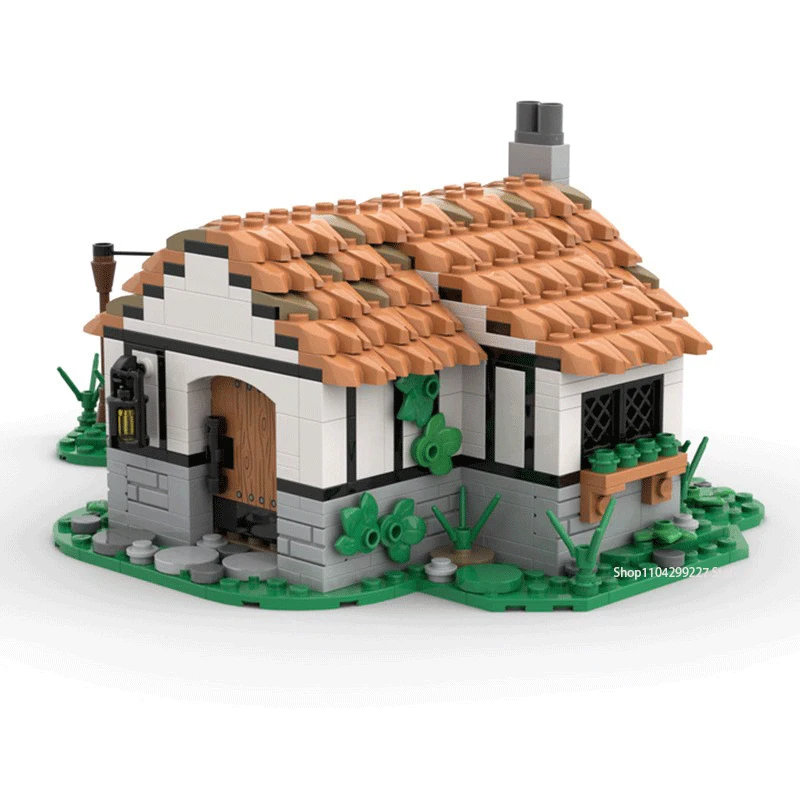 541PCS Building Blocks MOC-120724 Medieval Villas Can Combination with 10305 Set Modular Architecture Model Ornament Toy Gift