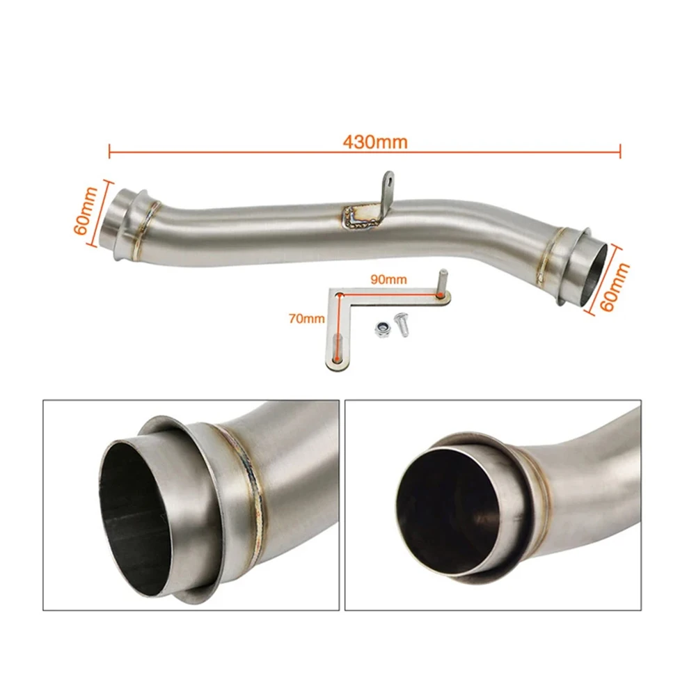 Slip On For Super DUKE 1290 GT 1290 2016-2020 Motorcycle Exhaust Esacape Muffler Decat Eliminator Down Exhaust Pipe Mid Pipe