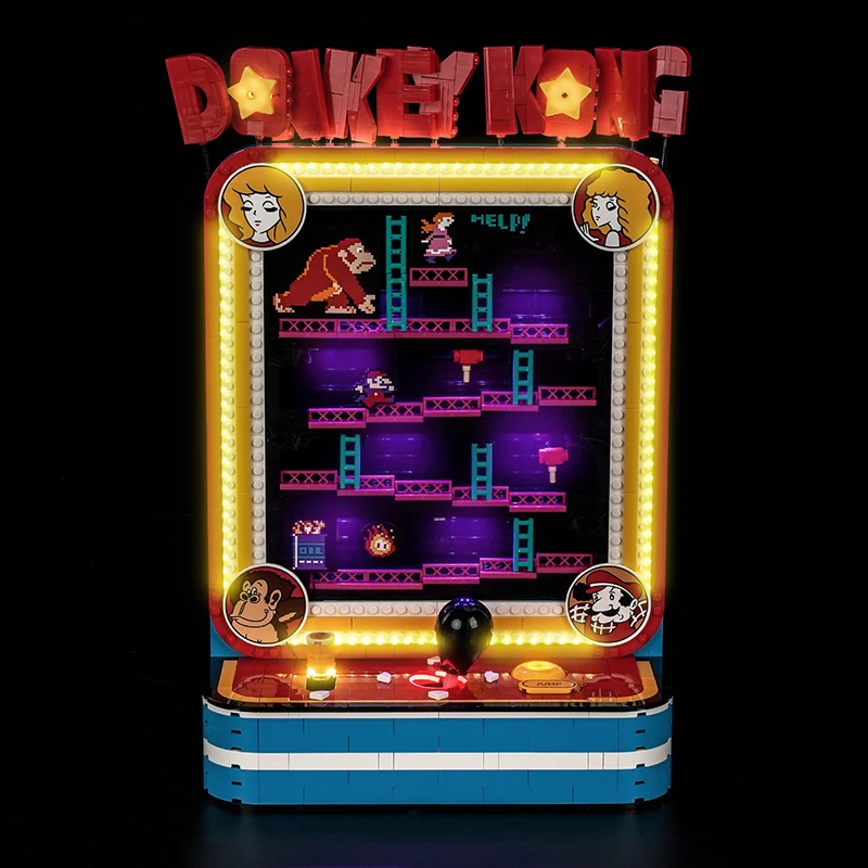 Brick Bling LED Lighting 72051 Suitable for Donkey Kong ™  Arcade Lighting Components