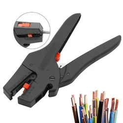 Adjustable Precision Wire Stripper Tool 0.08-6mm Cutter Cable Scissors Stripping Pliers Automatic FS-D3 Multi Tool