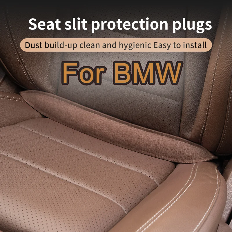 Enchufe de relleno de espacio de asiento de coche, bloqueador de tira de relleno de hendiduras de asiento de coche EVA elástico, evita caídas para 1 2 3 Series X1 X2 X3 X5 X4