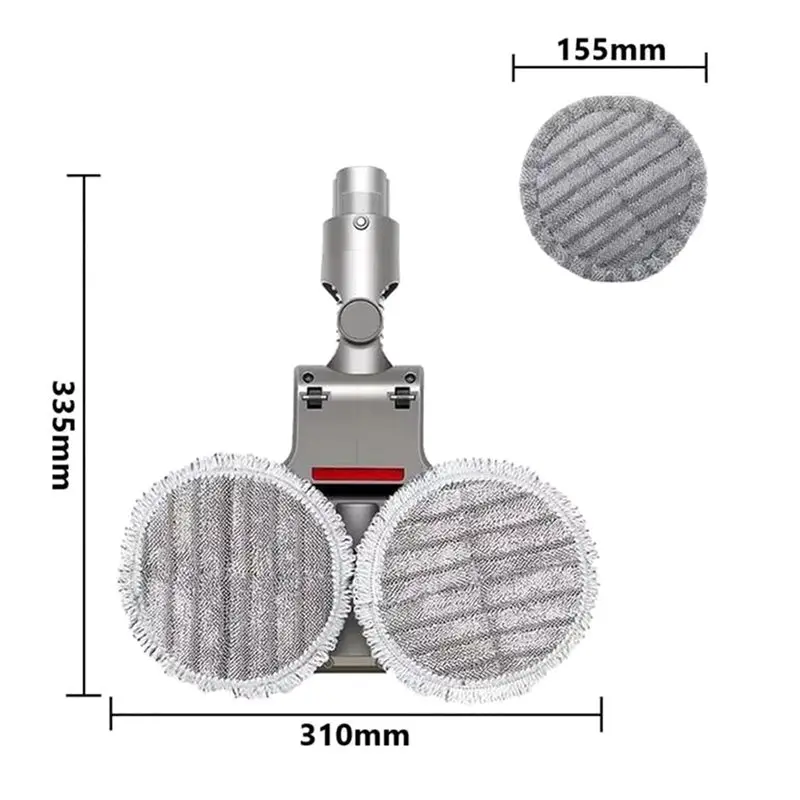 A21F Mop Head Attachment for Dyson V7 V8 V10 V11 Vacuum Cleaner, Wet Mop Cloth Water Tank Parts