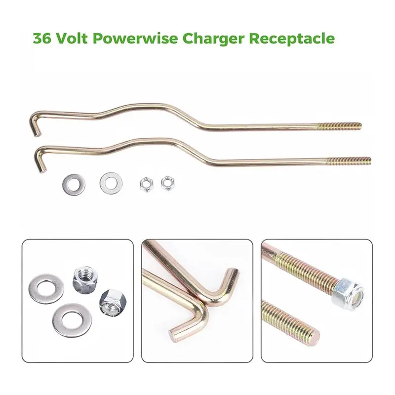 A30F-Battery Hold Down Plate With Rods Kit For Club Car Precedent 2004-2009 48V Electric Golf Cart, 102534001 102526801 view 4