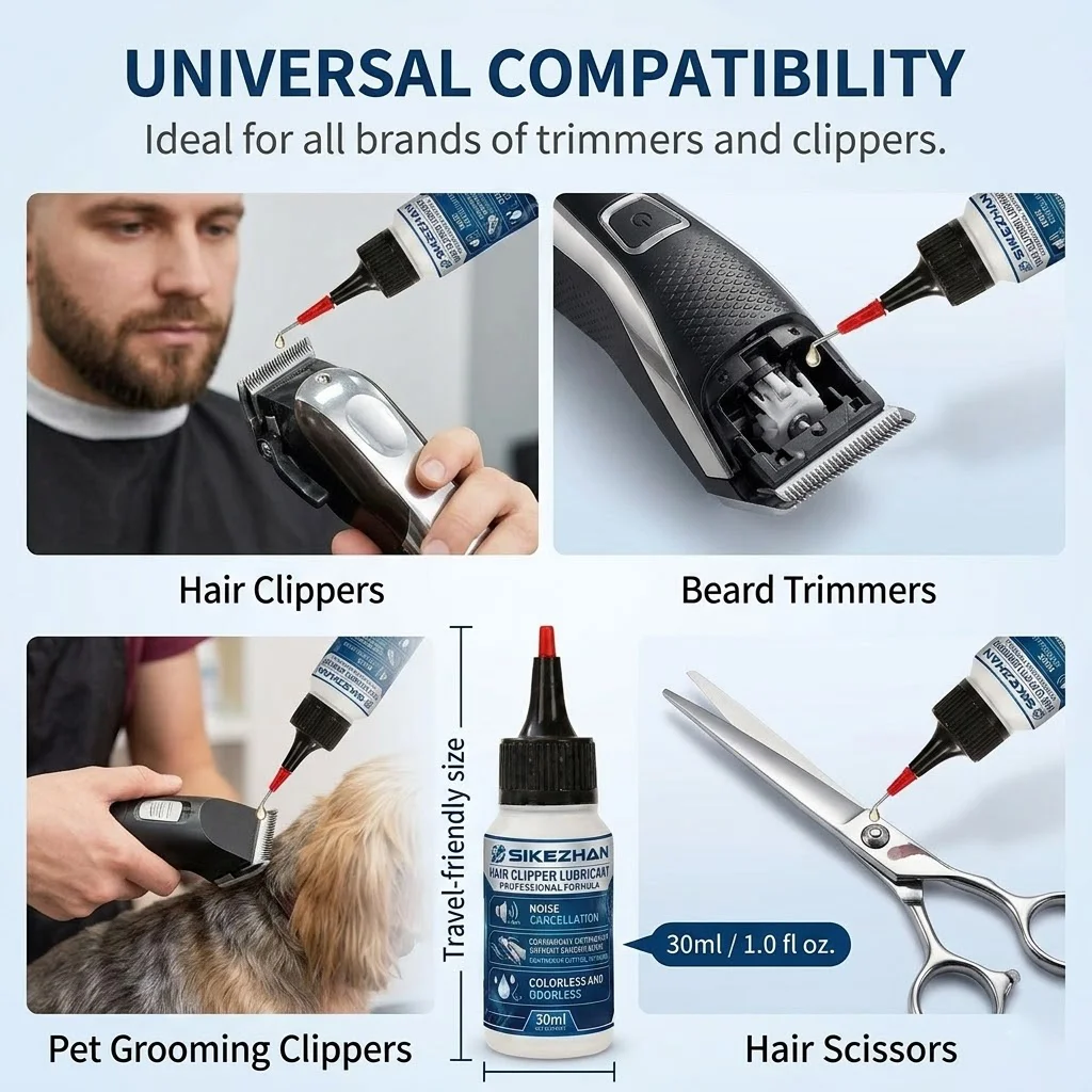 Professional Hair Clipper Oil Trimmer Lubricant Blade Maintenance Fluid Sewing Machine Lubricating Oil Anti Rust Prevention