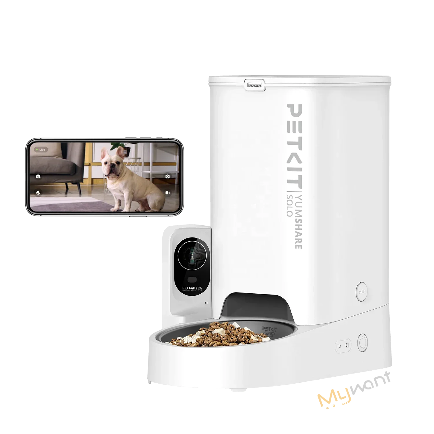 PETKIT YumShare SOLO Automatic Pet Feeder with Remote Monitoring AI Tracking Camera Chinese version