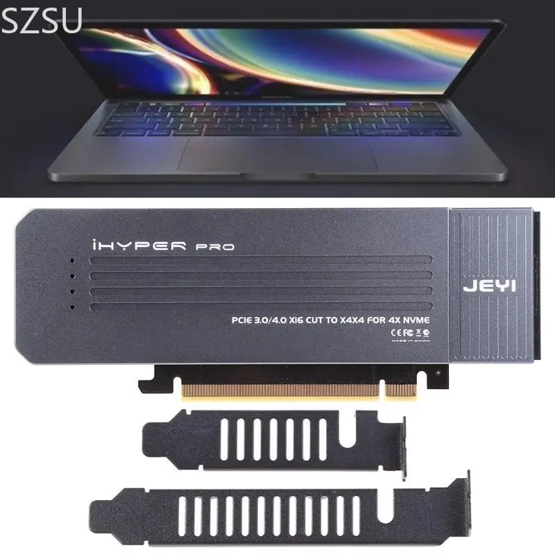 SZSU IHYPER-PRO для M.2 X16 для 4X NVME PCIE3.0 Gen 3 PCI-E VROC NVME для CARD для M.2X16 M2X16 4x 32 Гбит / с.