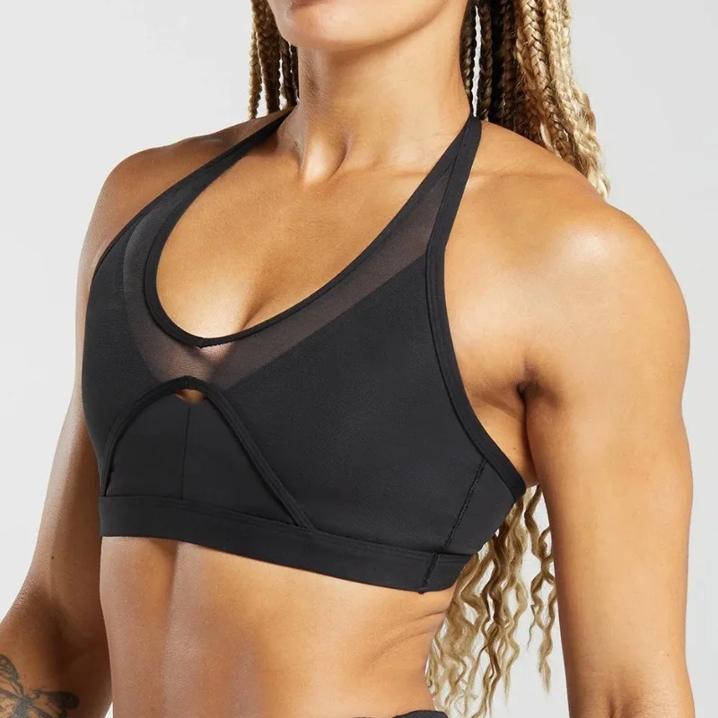 Reggiseno sportivo antiurto da donna, Reggiseno da corsa senza anelli in acciaio, Top sottile staccabile, nuovo, 2023