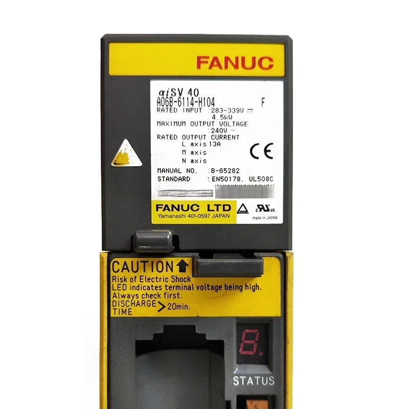 A06B-6114-H104 Fanuc Servo Amplifier Tested Ok For CNC System Machine