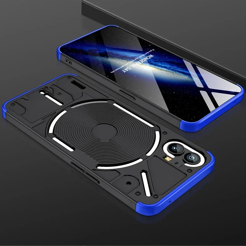 Hülle für Nothing Phone1 360-Grad-Vollschutz, hart, matt, stoßfest, Linsenschutzhülle für Nothing Phone 1 – Detail 10