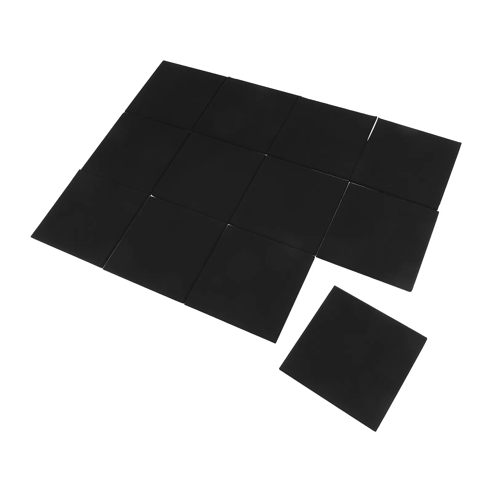 12Pcs Soundproofing Foam Panels High-Density Acoustic Wall Panels Self-Adhesive Cuttable Sound Dampening Boards for Studio Home