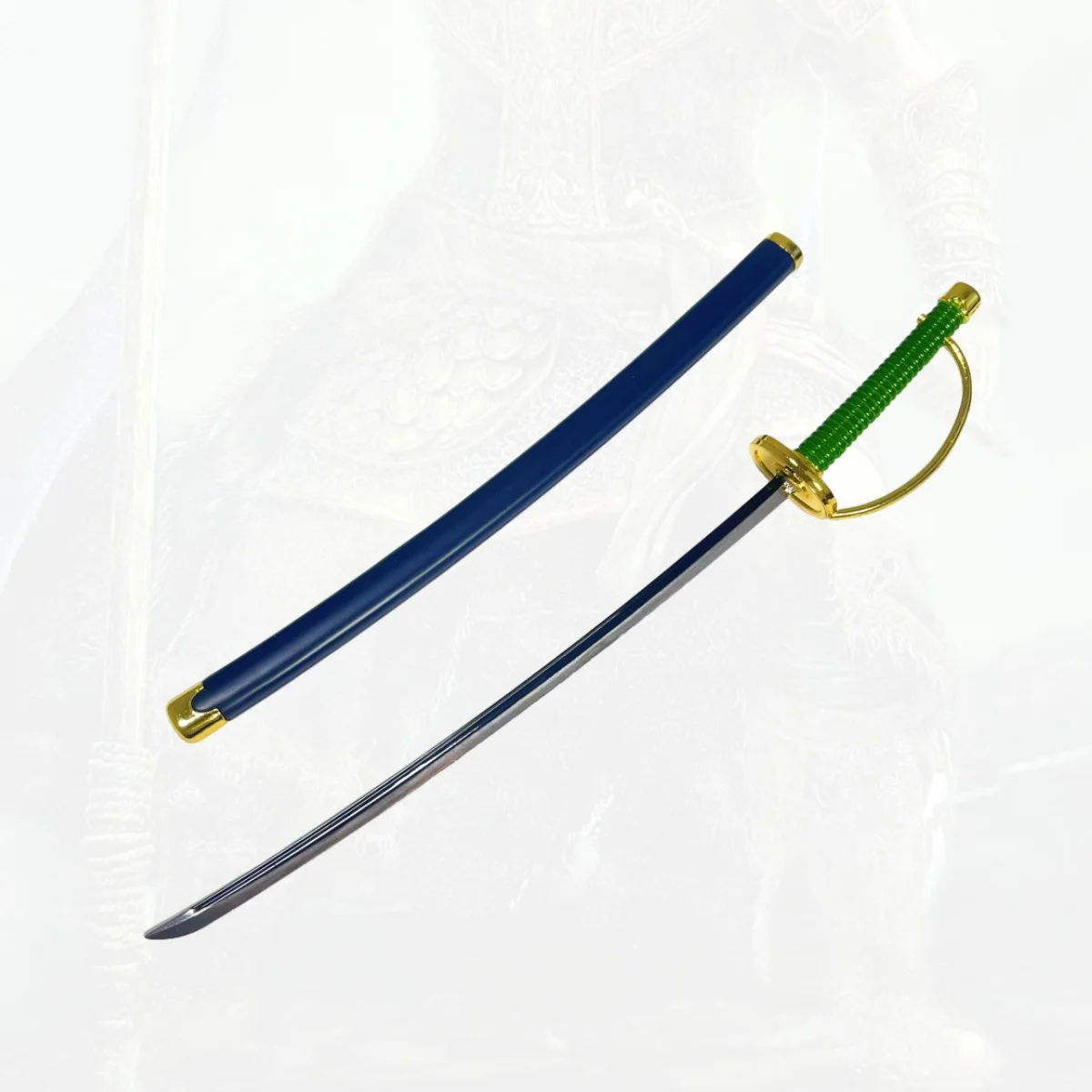 Espada de metal katana de 9.8 polegadas, sabre samurai original, faca ninja zoro japonês katana sabre, acessórios de cosplay, brinquedo adereço