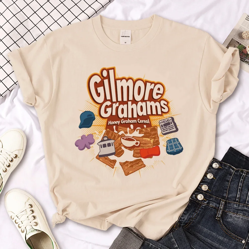 Gilmore Girls T Shirt Women Graphic T Shirt Girl Anime Clothes  T-shirts Originality Short Sleeve Fashional women