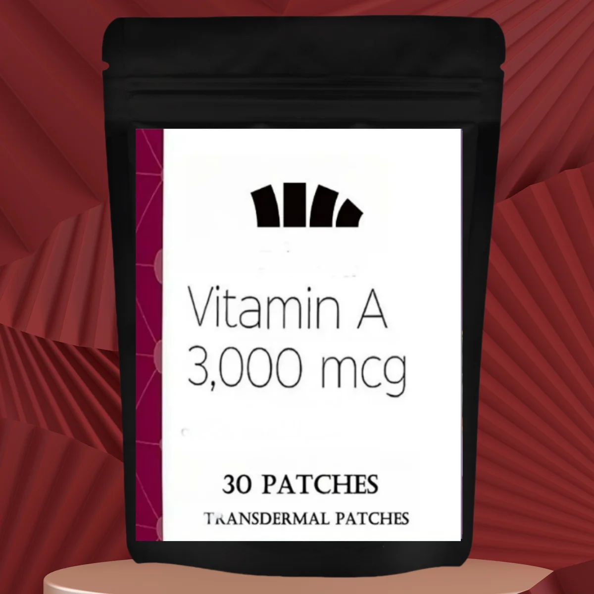Vitamin A 3,000 Mcg Premium Formula Transdermal Patches, Contains Biotin & Folic Acid, Maximum Strength Rapid Sbsorption