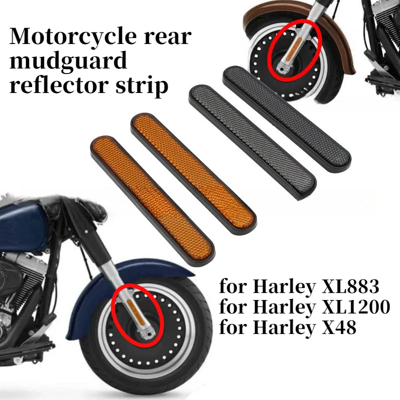 

Motorcycle rear mudguard reflector strip for Harley XL 883 1200 48 XL883 XL1200 X48