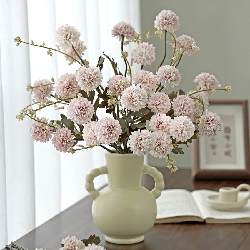 

Silk Artificial Flowers Chrysanthemum Valentine's Wedding Home Room Yard Decora Wreath Bridal Bouquet Ornament Diy Gifts Hotsale