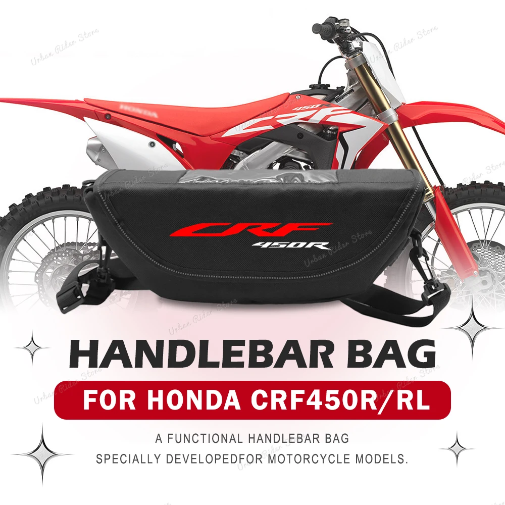 

For Honda CRF450R crf450rl crf450r Motorcycle Handlebar Travel Bag Motorcycle Waterproof And Dustproof Handlebar Storage Bag