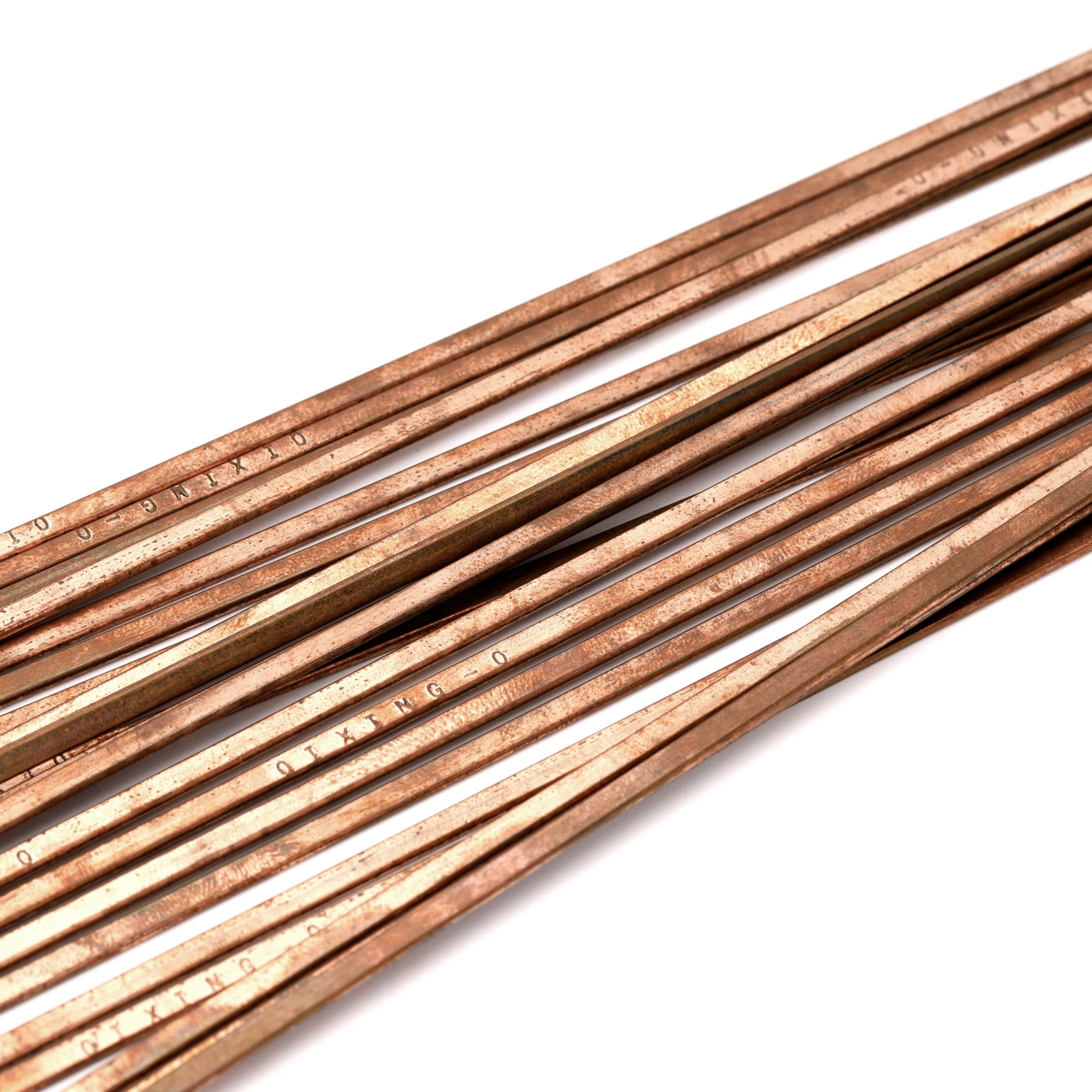 12Pcs/Lot Phosphor Copper Flat Brazing Rod(P:6.6%~7.4%)for Refrigerators,Air Conditioners,Motor Instruments,Copper Pipe Welding