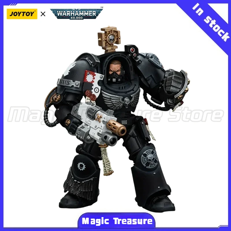 

【MT】JOYTOY 1/18 Action Figure Warhammer 40K Iron Hands Captain in Terminator Armour Collection Anime Model Toy