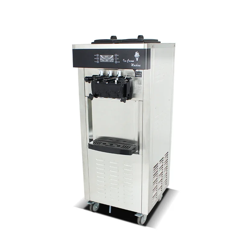 20-28L/h 3 flavor soft ice cream maker machine commercial soft serve ice cream machine for sale