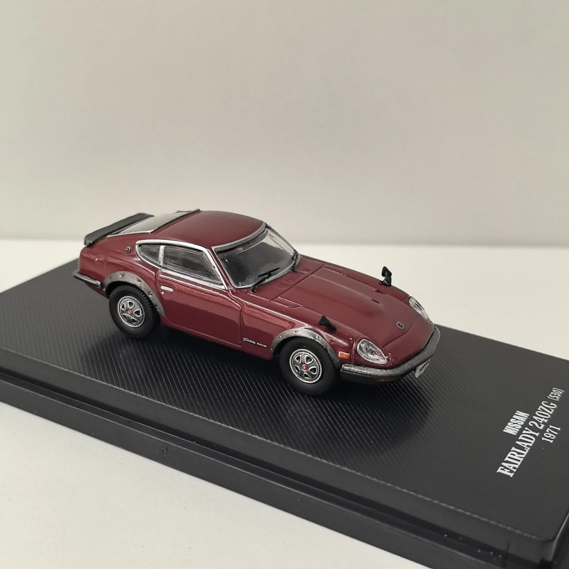 Diecast DEA 1/64 Schaal NISSAN FAIRLADY 240ZG S30 1971 Nissan Legering Model Auto Collectible Toy Gift Souvenir Display Ornament