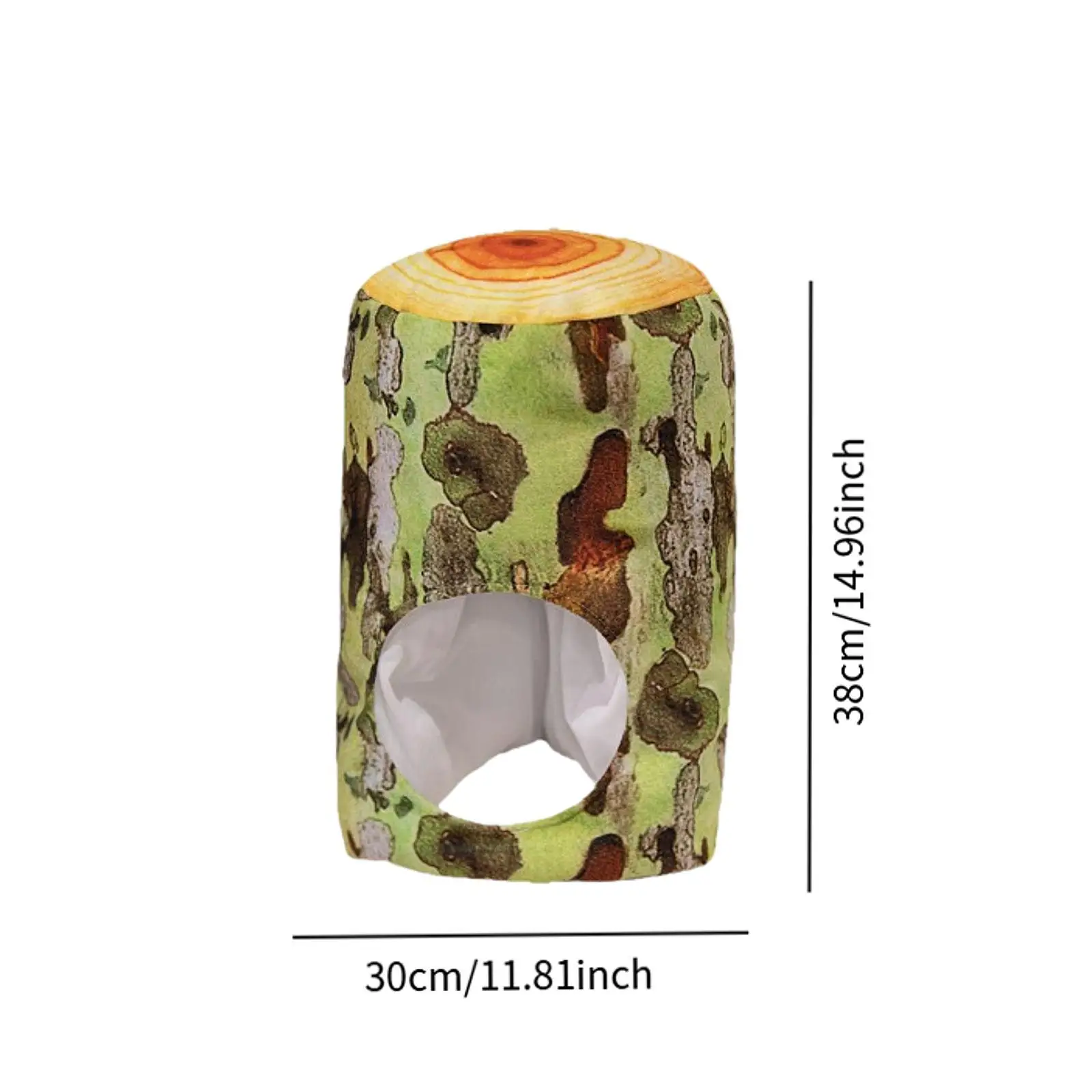 قبعة قطيفة على شكل جذع شجرة، أغطية رأس كوسبلاي لطيفة ومضحكة لحفلات تنكرية الكرنفال