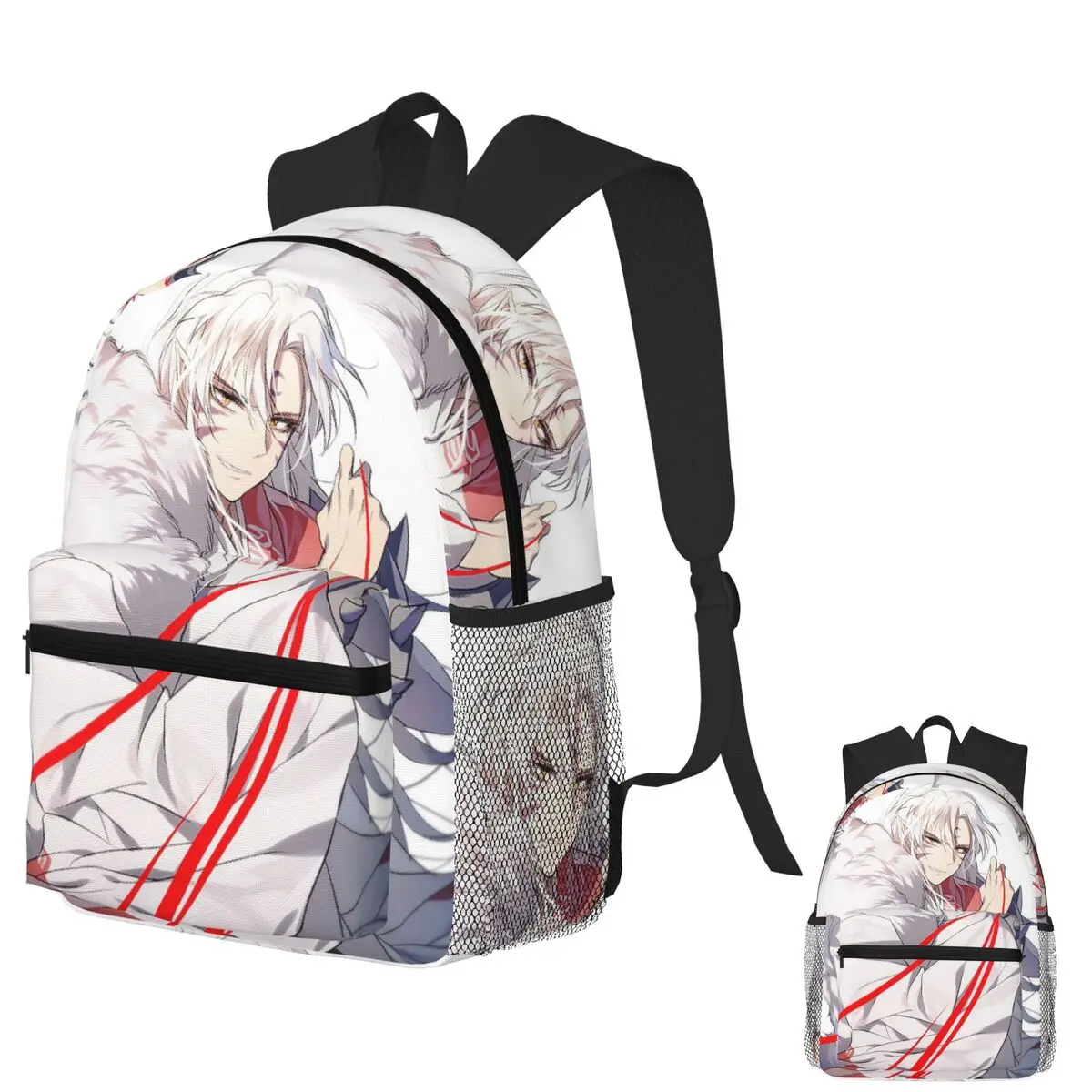 

Inuyasha Sesshoumaru аниме студенческий рюкзак школьная сумка походный дорожный рюкзак для мальчиков и девочек модная сумка для книг сумки на плечо