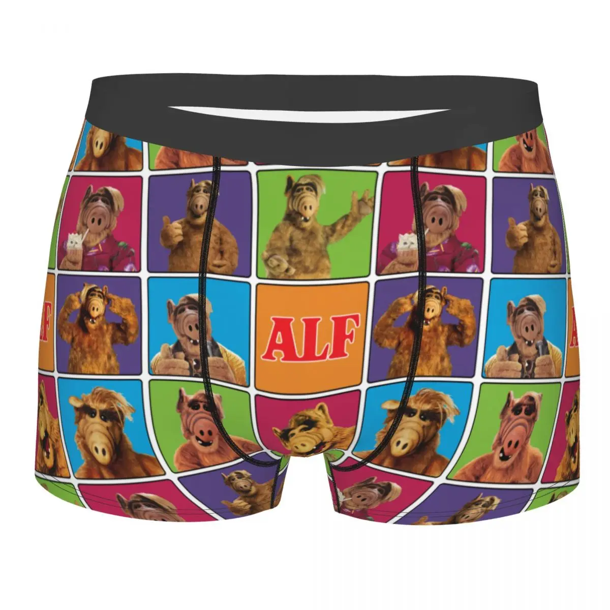 الغريبة الحياة شكل ALF Meme كلية الملابس الداخلية الذكور مثير مطبوعة مخصص الخيال العلمي التلفزيون تظهر سراويل داخلية للرجال السراويل سراويل لينة #1