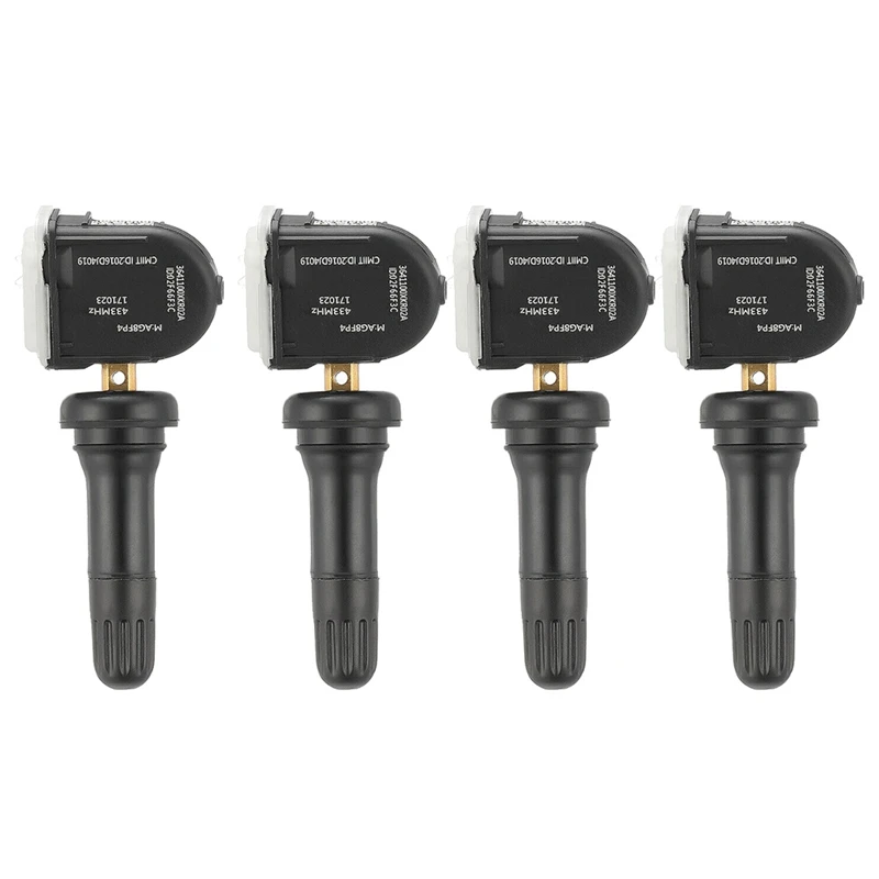 

4PCS TPMS Tire Pressure Monitoring Sensor 433MHZ For 2017-2020 GREAT WALL HAVAL F5 F7 F7X H7L H2S H4 H6 3641100XKR02A